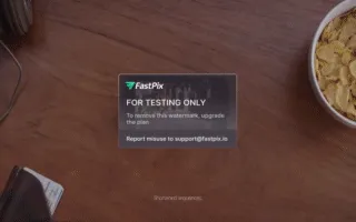 Animated GIF output generated from a FastPix on-demand video