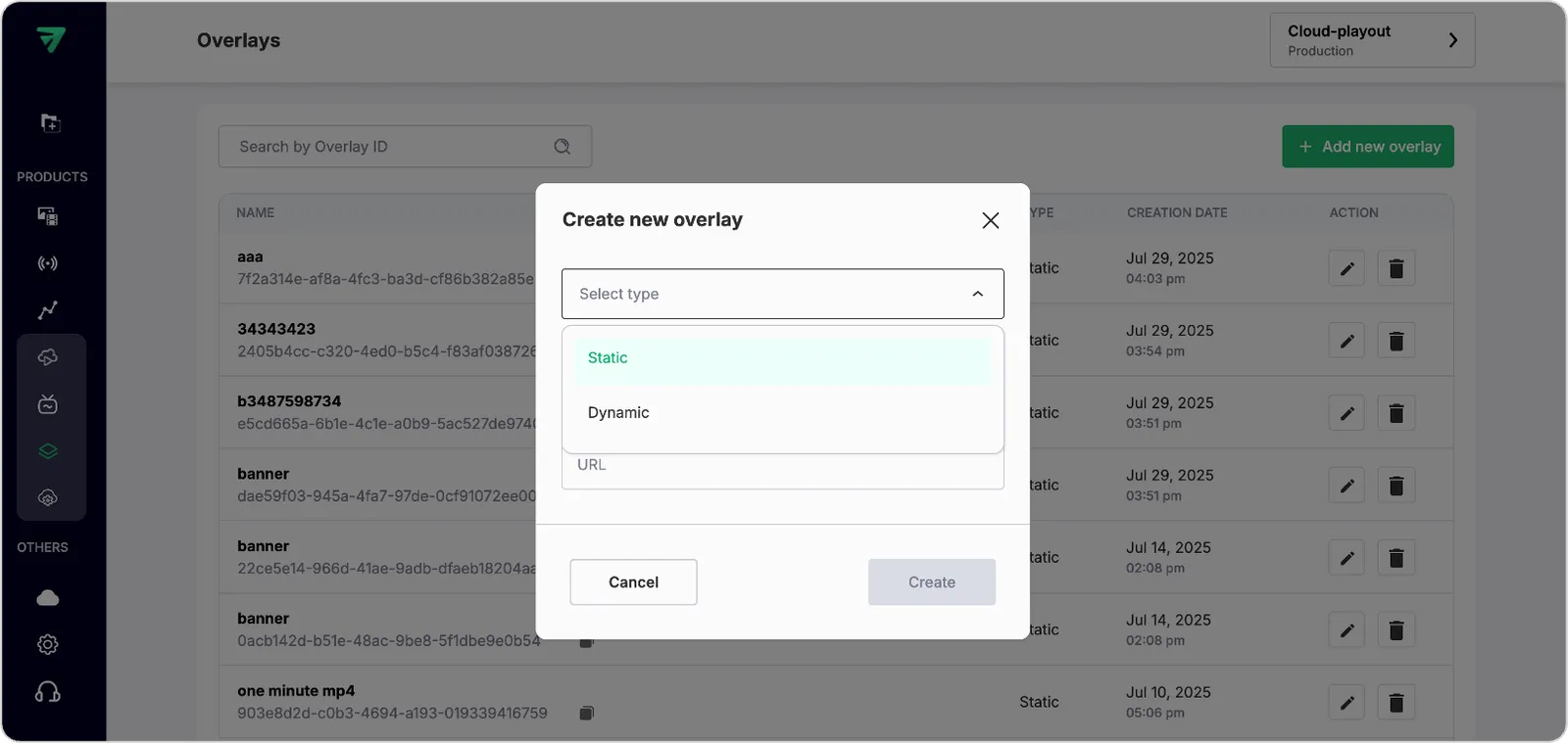 Create an Overlay